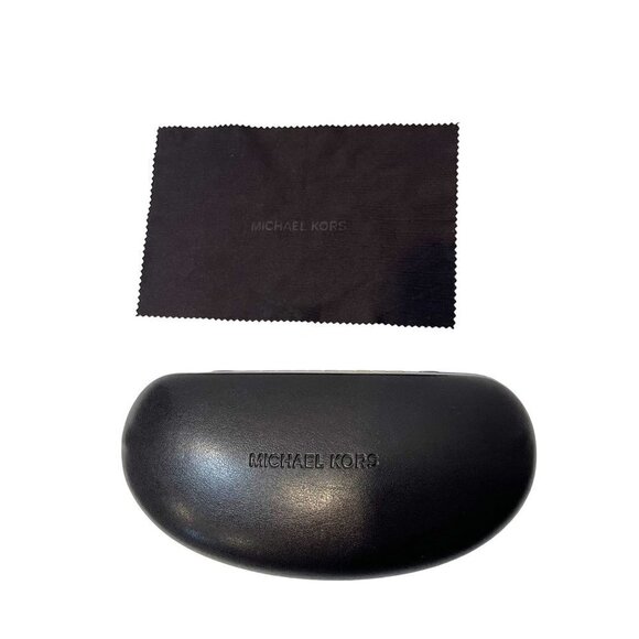 Michael Kors Hard Shell Sunglasses Case Dark brown clamshell - Picture 1 of 8